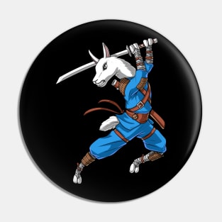 Llama Ninja Samurai Pin