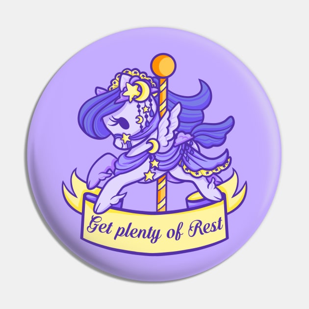 Get plenty of Rest Pin by SharksnDonuts