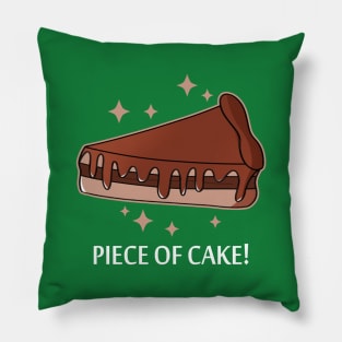 Piece Of Cake Chocolate Meme For Cake Lovers B Pillow