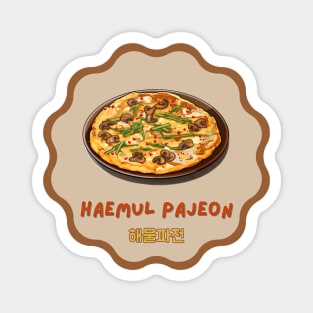 Haemul Pajeo | Korean cuisine | Traditional Food Magnet