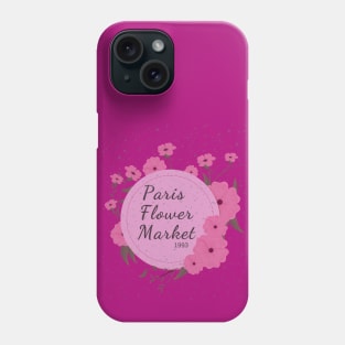 Paris Flower Market 1993 Phone Case