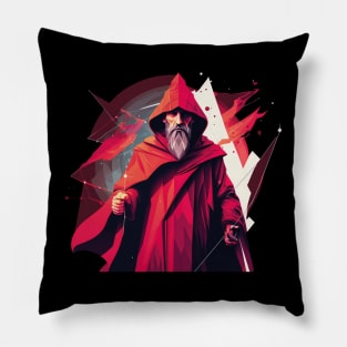 the red wizard Pillow