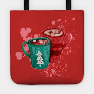 A Heartwarming Christmas Wish Over a Cup of Coffee Tote