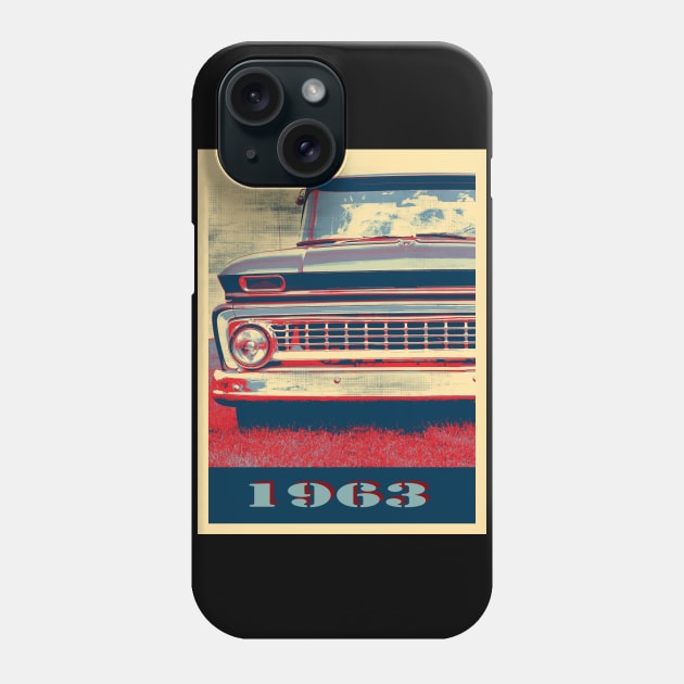 1963 Chevrolet C-10, Apache Pickup 2 Phone Case by hottehue