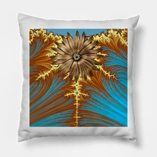 Blue and Brown Synergy Pillow