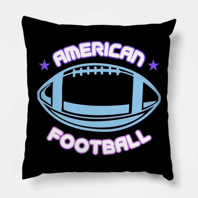 American Football Pillow by Cachorro 26