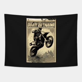 Dirt bike drawing style Tapestry