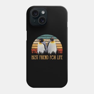 Flipper Fables Penguin Best Friends For Life  Wildlife Tee Extravaganza Phone Case