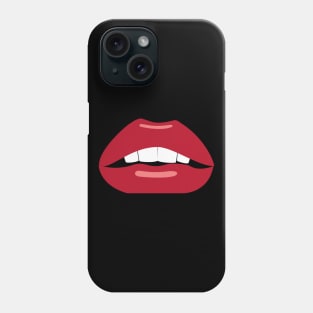 Mund Lippen Zähne Design Geschenk Phone Case