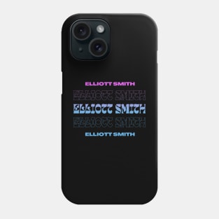 Elliott Smith // Typography Fan Art Design Phone Case