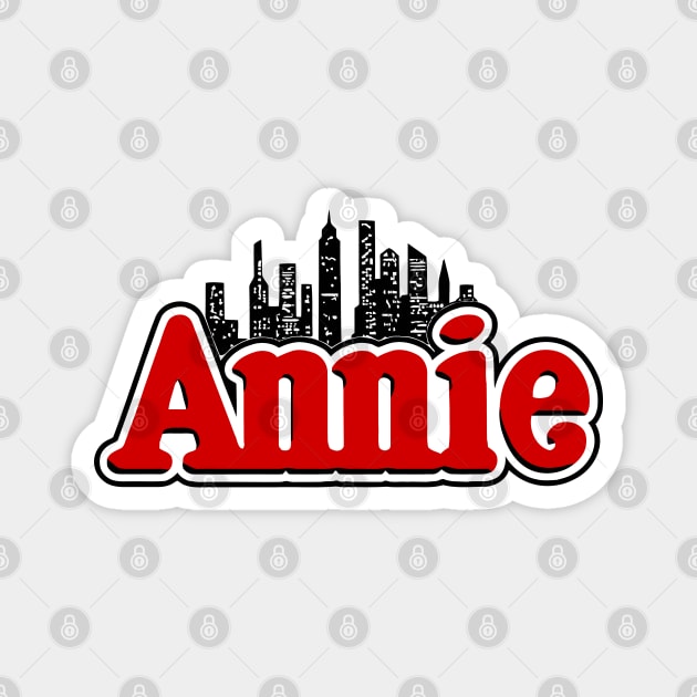 Annie - Design #1 *(Personalisation available) Magnet by MarinasingerDesigns