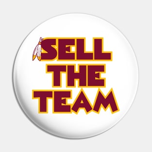 Sell The Team - White Pin