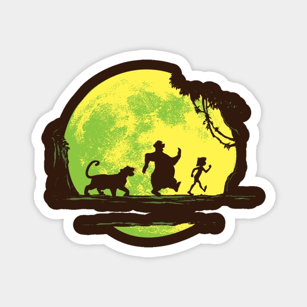 Jungle Moonwalk Magnet by Daletheskater