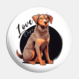 Cute Australian Shepherd Pin