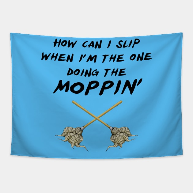 Blueface: How can I slip when I’m the one doing the moppin’ Tapestry by BrandyRay