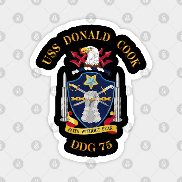 USS Donald Cook (DDG-75) wo BckGrnd Magnet by twix123844