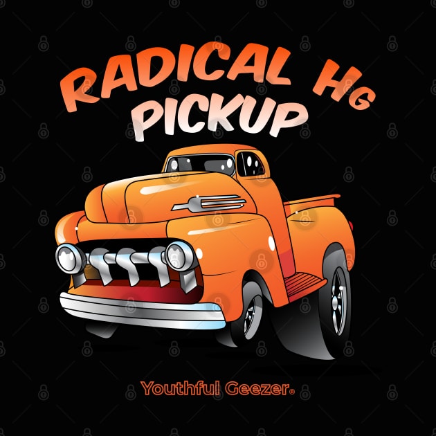 Radical Hg Pickup Cartoon Car Toon by YouthfulGeezer