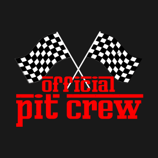 Pit Crew Race Car Party Car Racing Checkered Flag Racing, Tuner Mechanic Car Lover Enthusiast Gift Idea T-Shirt