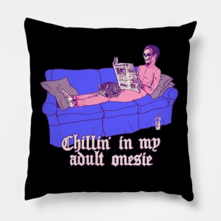 Chillin' In My Adult Onesie Pillow