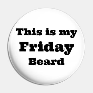 Friday Beard Pin