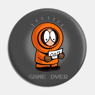 Game over Pin