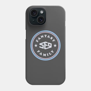 SF9 fantasy family logo typography dark Phone Case