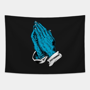 Keep Pounding "Hail Mary" Tapestry