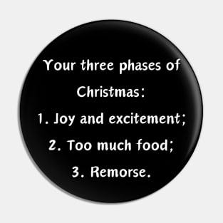 Funny facts about Christmas Pin