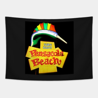 Pensacola Beach Sign Tapestry