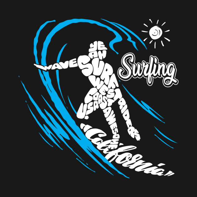 surfing california by garudadua