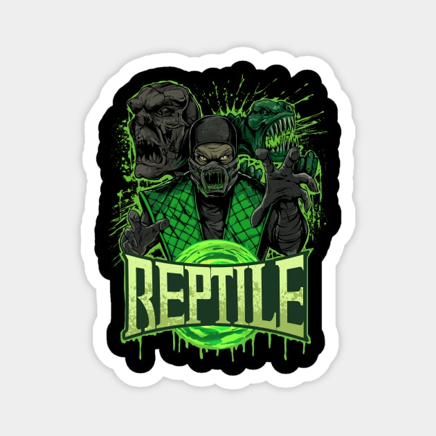 REPTILE Magnet by Ottyag