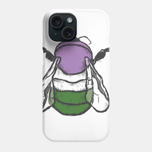 Genderqueer Bee Phone Case