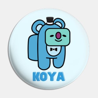 Among Us BT21 Koya Pin