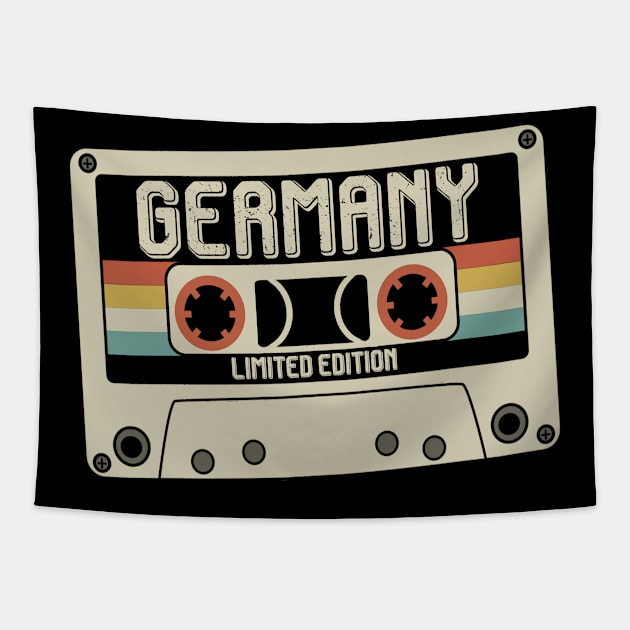 Germany - Limited Edition - Vintage Style Tapestry by Debbie Art