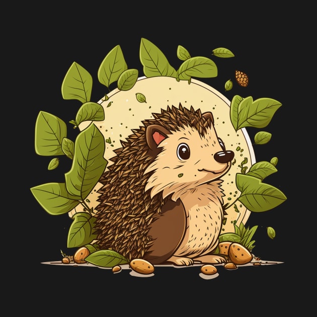 Hedge Hog Cute by FotoTee