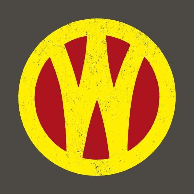 O&W Railroad NYO&W Railway Yellow & Red Logo Distressed by MatchbookGraphics