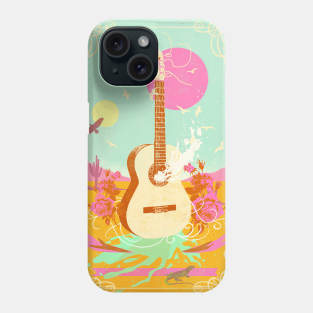 DESERT GUITAR II Phone Case