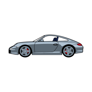 Porsche 911 997 Carrera S Seal Grey Lobster Claw T-Shirt