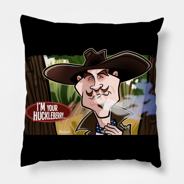 I'm Your Huckleberry Pillow by binarygod