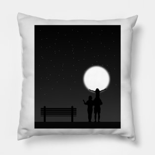 MOON BEHOLDING Pillow