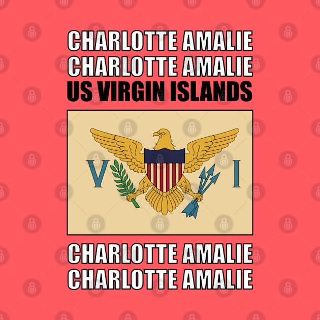 Flag of US Virgin Islands by KewaleeTee