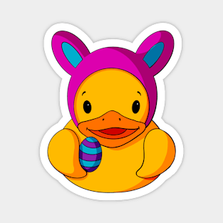 Easter Surprise Rubber Duck Magnet