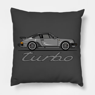 Grey 911 Turbo Pillow