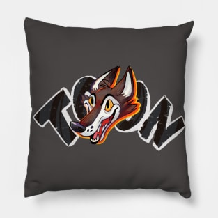 Toon Wolf Pillow