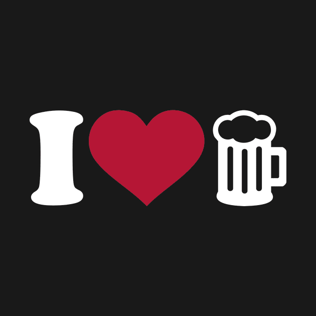 I love Beer by Designzz