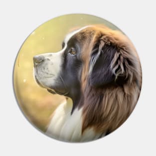 Saint Bernard Dog Pet Animal Tranquil Pin