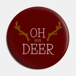 OH ReinDEER Xmas Gift Edit Pin