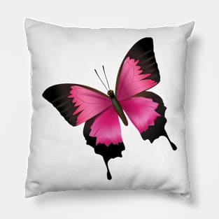 Pink Butterfly Pillow