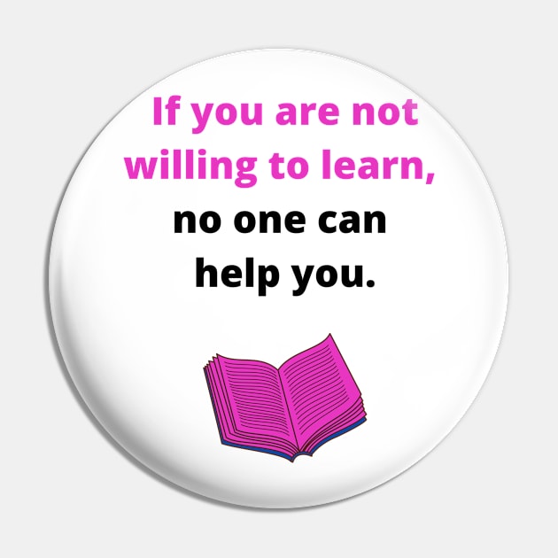 Learning Inspirational Quote Pin by Felicity-K