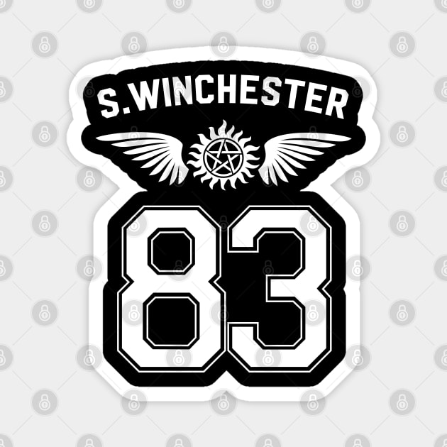 Sam winchester 83 Magnet by jessycroft